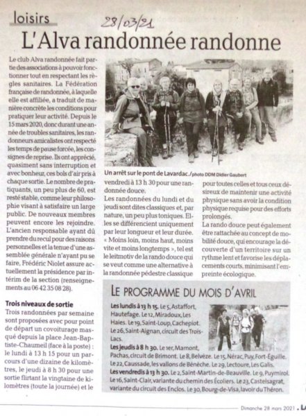 ALVA Rando Prog Avril